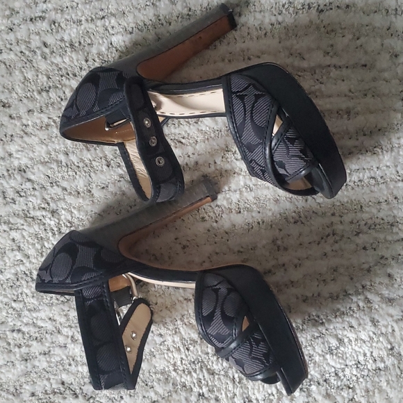Ladies coach shoes size 6 dark gray - Picture 1 of 12